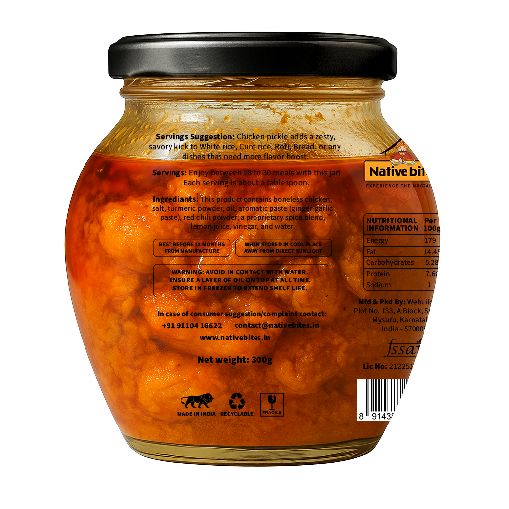 Boneless Chicken Pickle