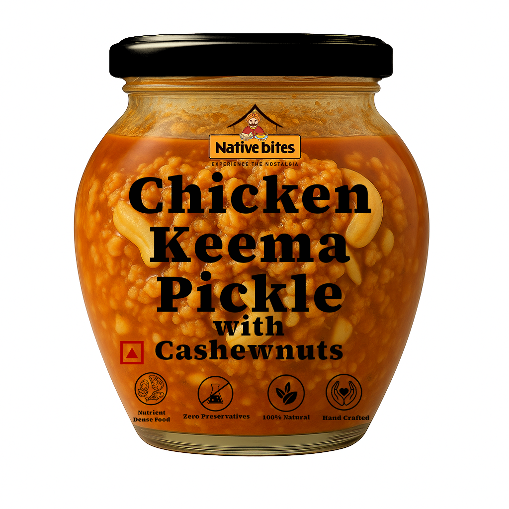 Chicken Keema Pickle with Cashew-nuts