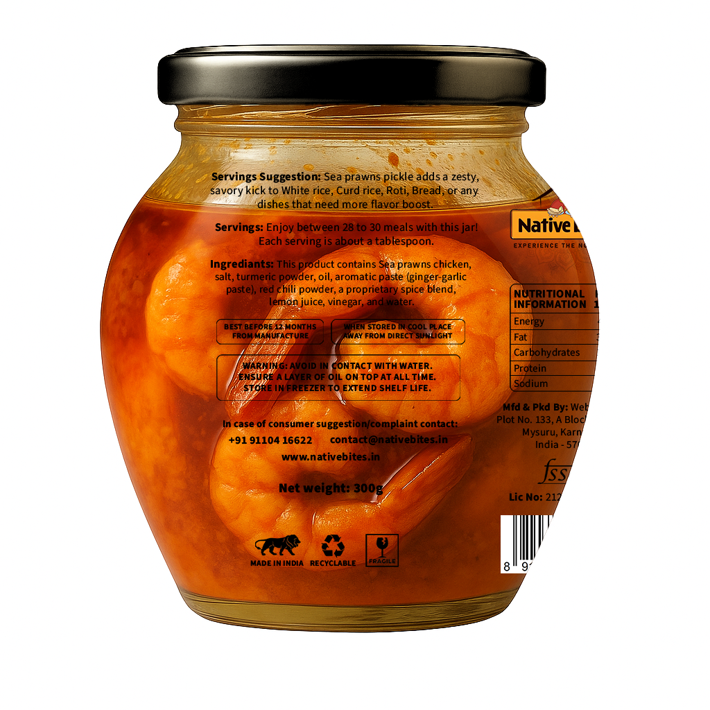 Sea Prawns Pickle