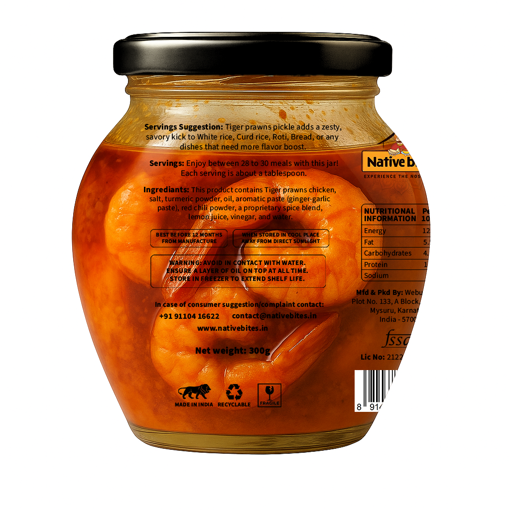 Tiger Prawns Pickle